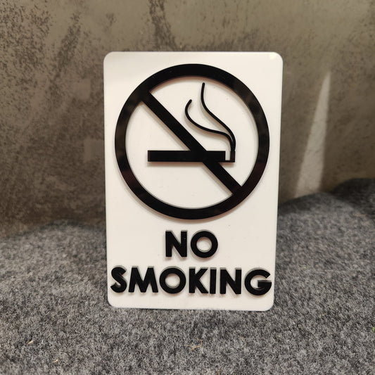 The Rectangle No Smoking Sign