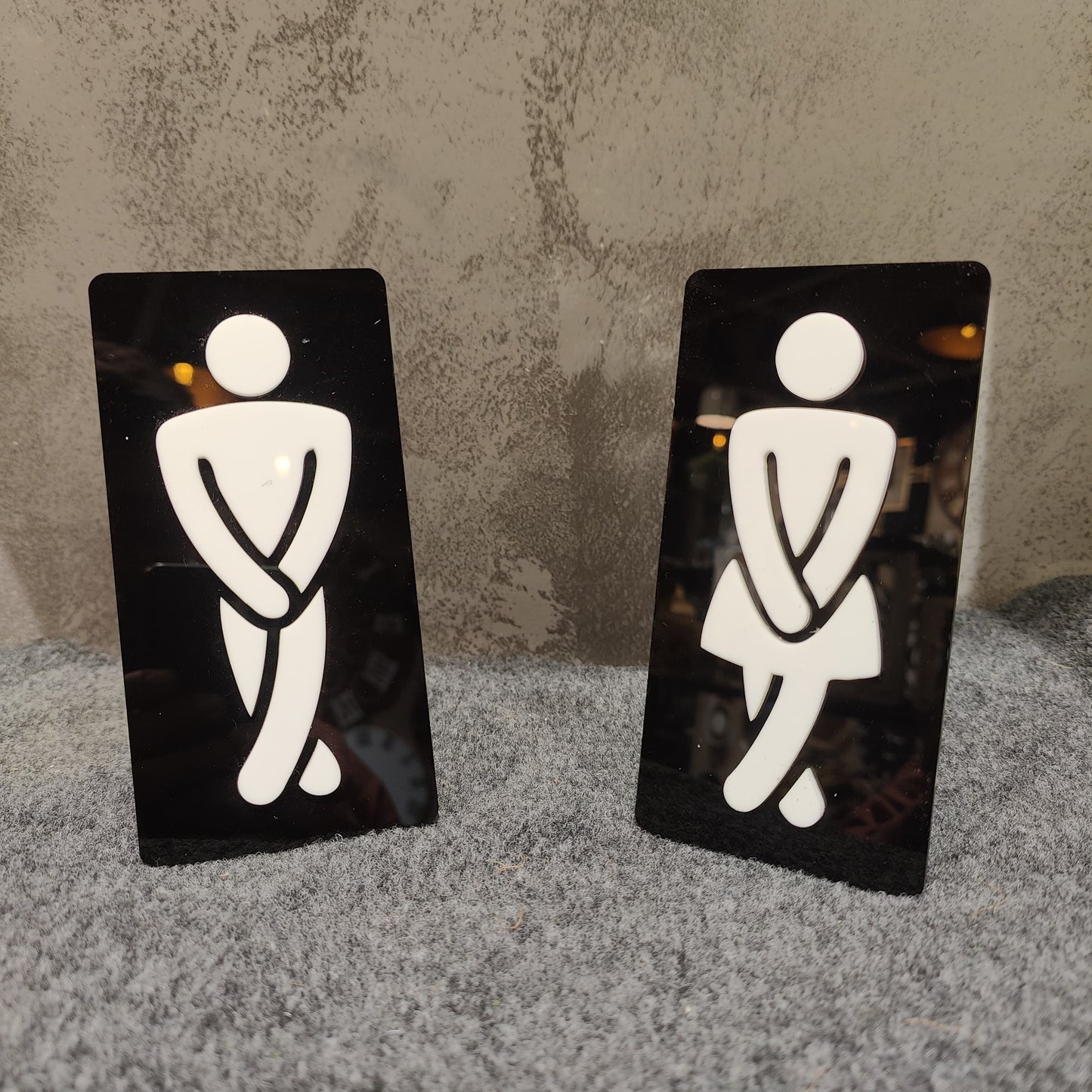 The Basic Fun Restroom Gender Sign