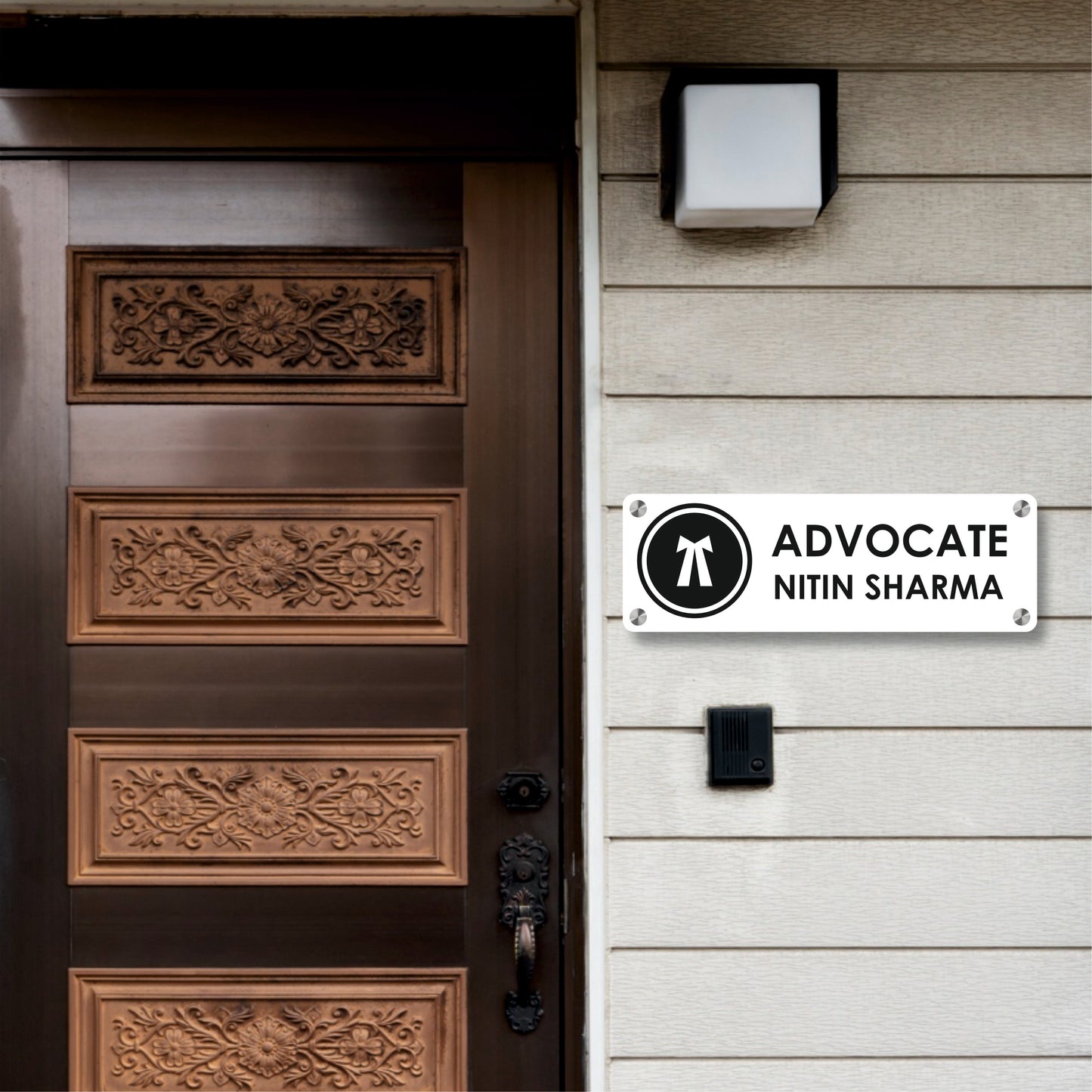 Advocate Nameplate - The Basic